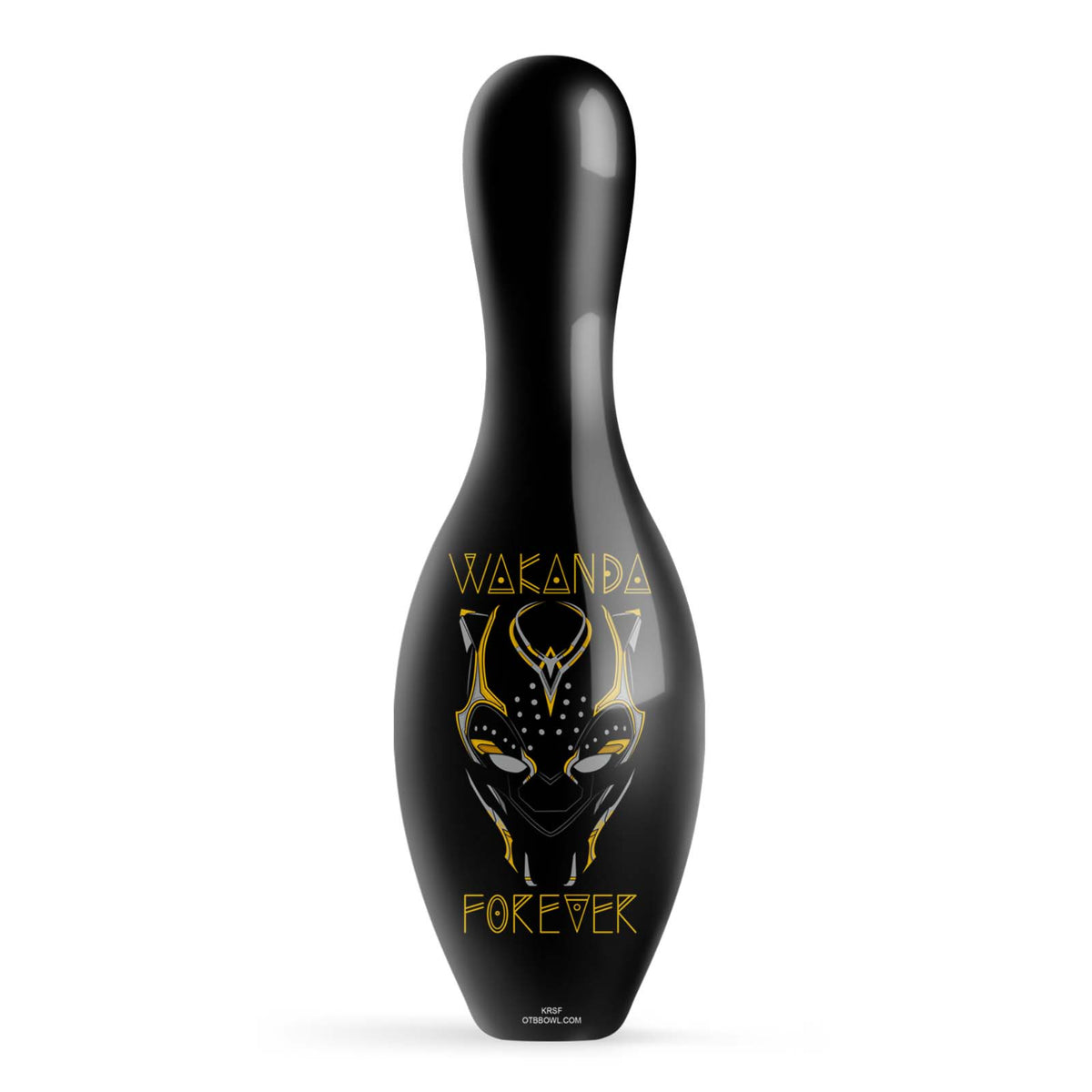 Marvel Avengers Black Panther Wakanda Forever Bowling Pin