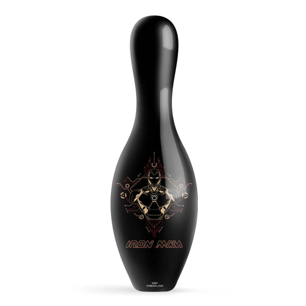 Marvel Avengers Iron Man Logos Bowling Pin