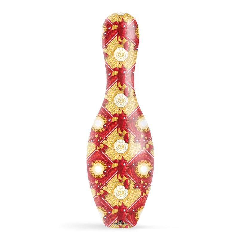 Marvel Avengers Iron Man Pattern Bowling Pin