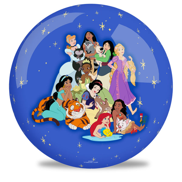 Disney Princesses Characters Bowling Ball