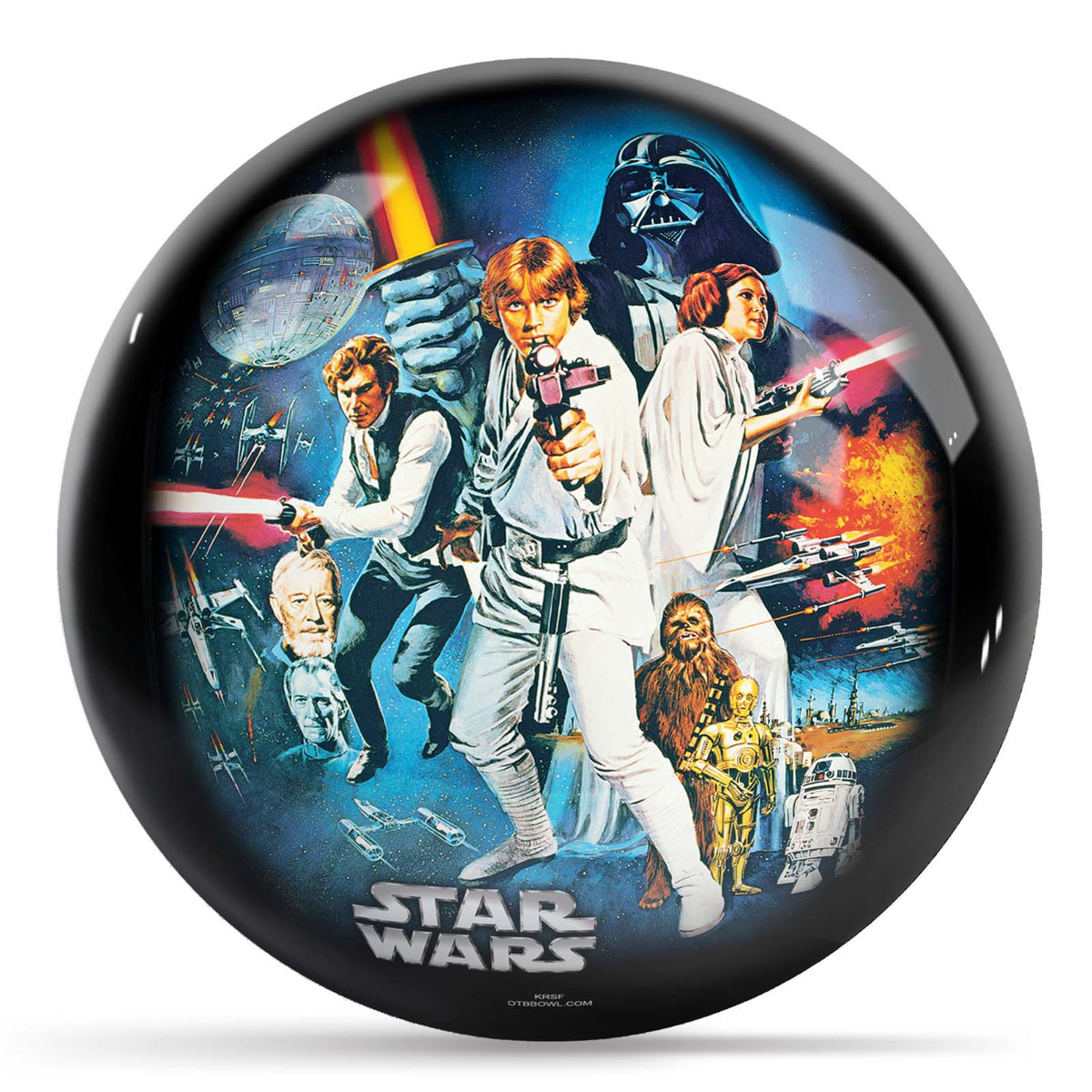 Star Wars Characters Undrilled Bowling Ball