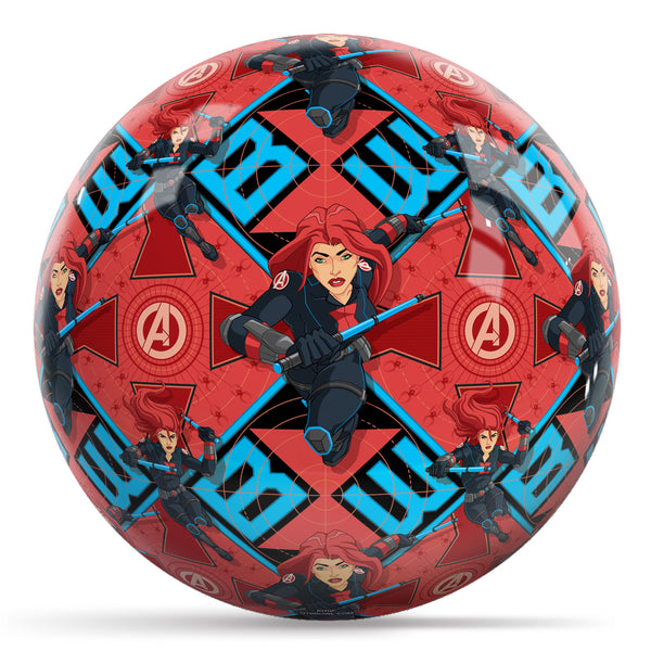 Marvel Avengers Black Widow Pattern Bowling Ball