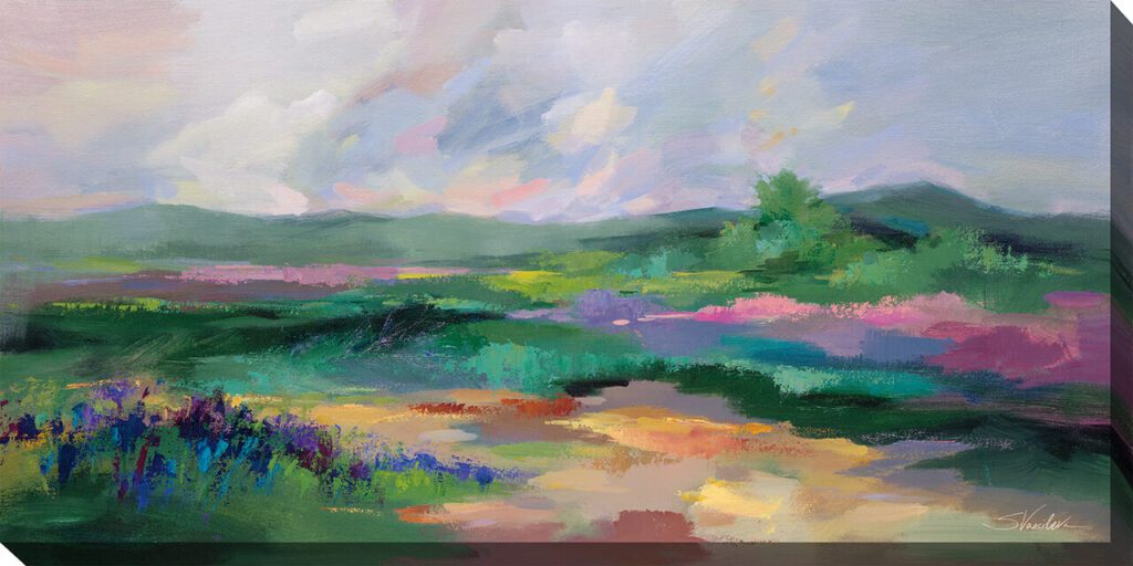Spring Summit Outdoor Canvas Wall Art