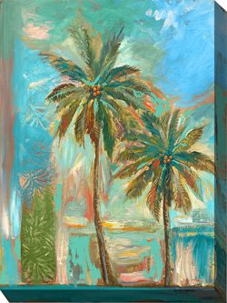 Modern Palms No. 1 Outdoor Canvas Wall Art