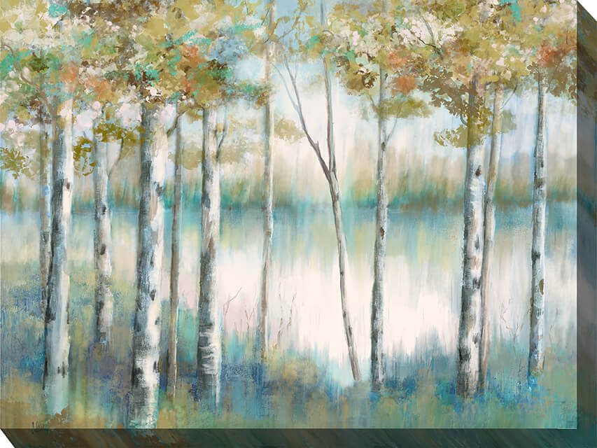 Riverside Thicket Outdoor Canvas Wall Art
