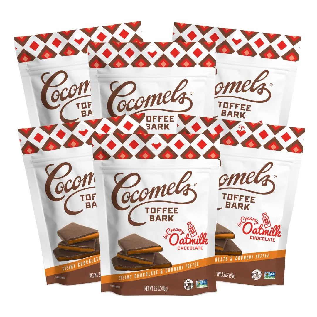 Cocomels Chocolate Toffee Bark, 3.5 oz (Case of 6)