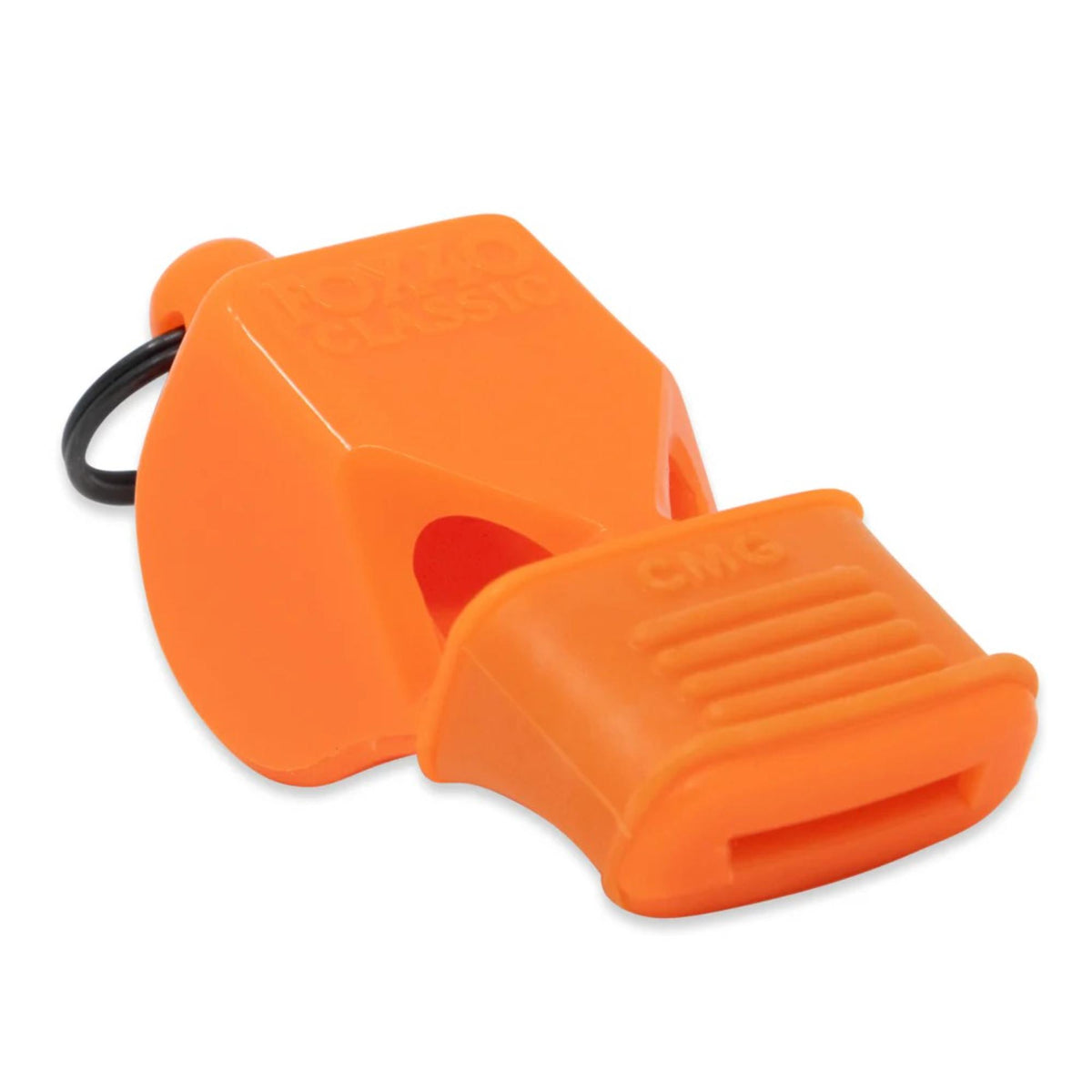 Compact safety whistle designed for loud, clear sound, ideal for sports, coaching, or emergency signaling.