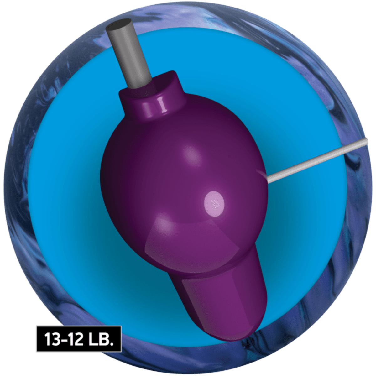 Radical Outer Limits Solid PRE-DRILLED Bowling Ball