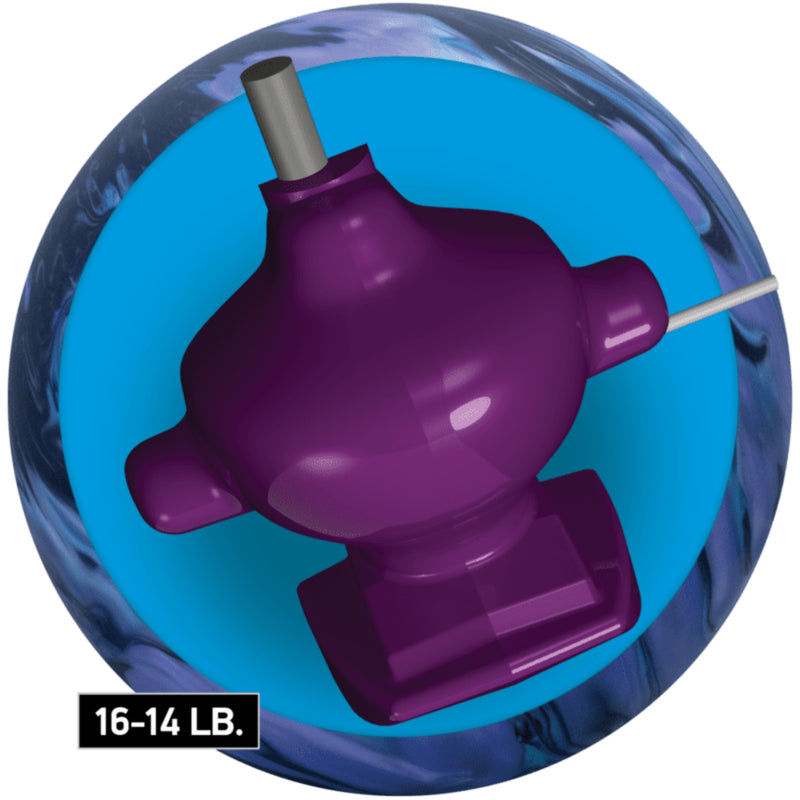 Radical Outer Limits Solid PRE-DRILLED Bowling Ball