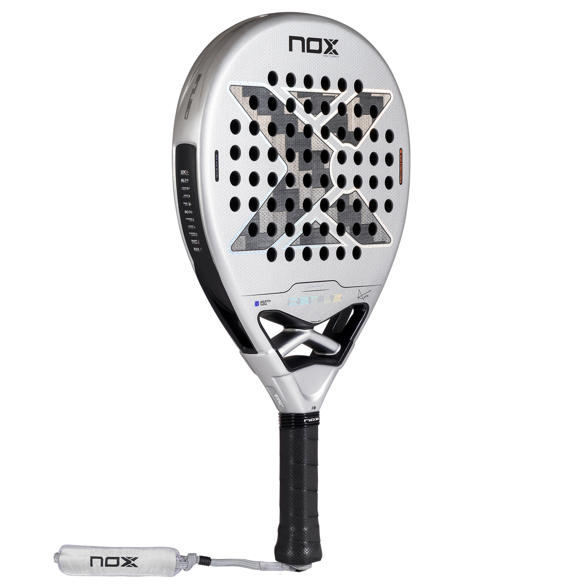 NOX AT10 Genius 12K Alum Xtrem 2027 Padel Racket by Agustin Tapia - Alternate View 2