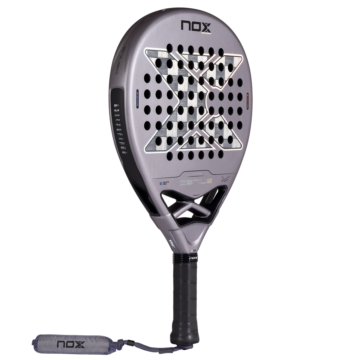 NOX AT10 Genius 18K Alum 2027 Padel Racket by Agustin Tapia - Alternate View 2
