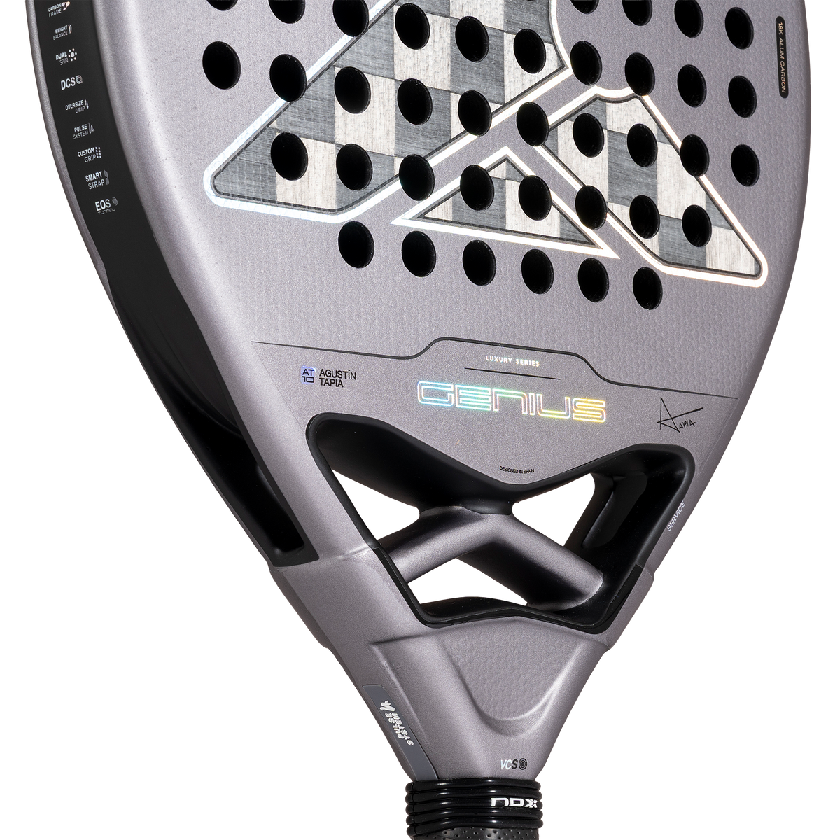 NOX AT10 Genius 18K Alum 2027 Padel Racket by Agustin Tapia - Alternate View 6