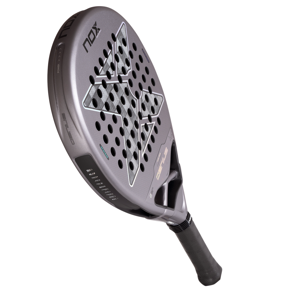 NOX AT10 Genius 18K Alum 2027 Padel Racket by Agustin Tapia - Alternate View 9