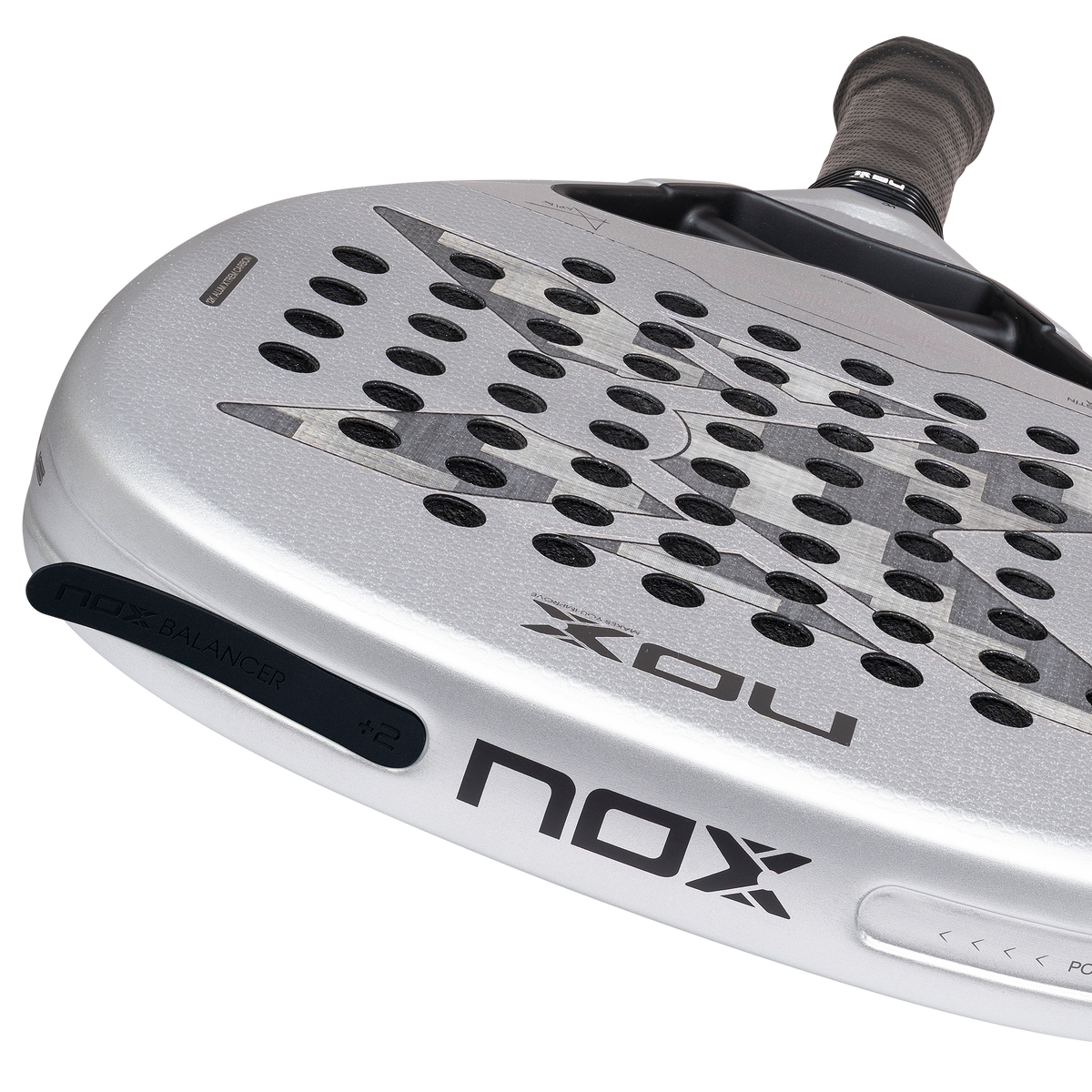 NOX AT10 Genius Attack 12K Alum Xtrem 2027 Padel Racket by Agustin Tapia - Alternate View 12