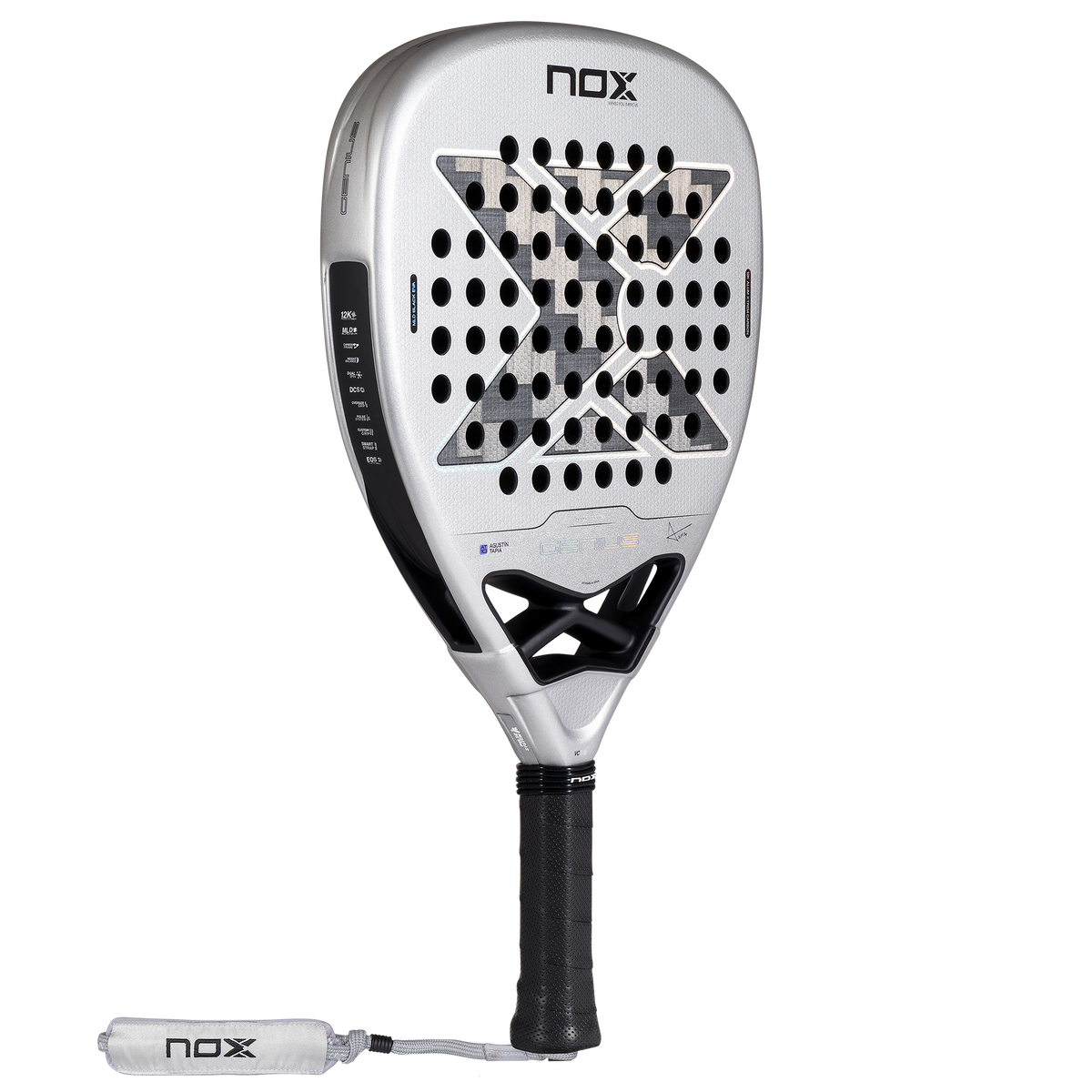 NOX AT10 Genius Attack 12K Alum Xtrem 2027 Padel Racket by Agustin Tapia - Alternate View 2
