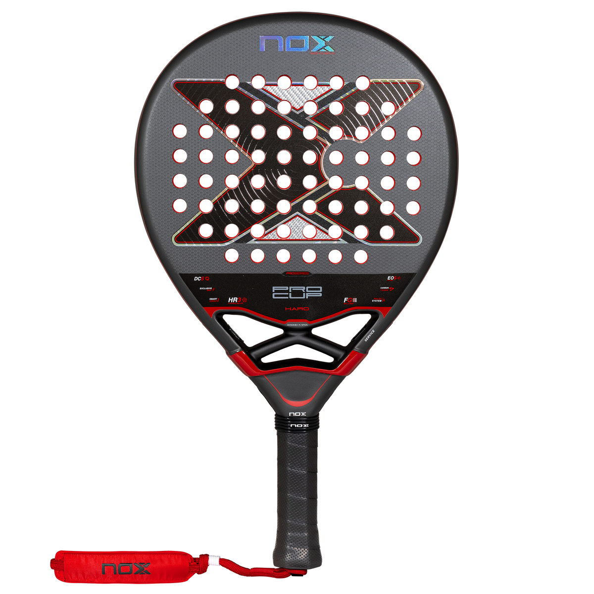 NOX Pro Cup Hard 2027 Padel Racket by Agustin Tapia - Front View