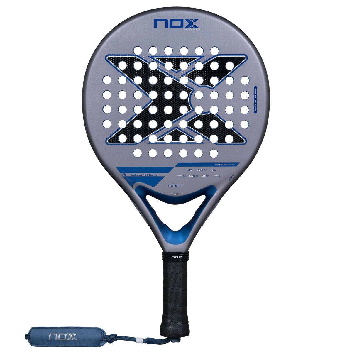 NOX Equation Soft Advanced 2027 Padel Racket - Front View
