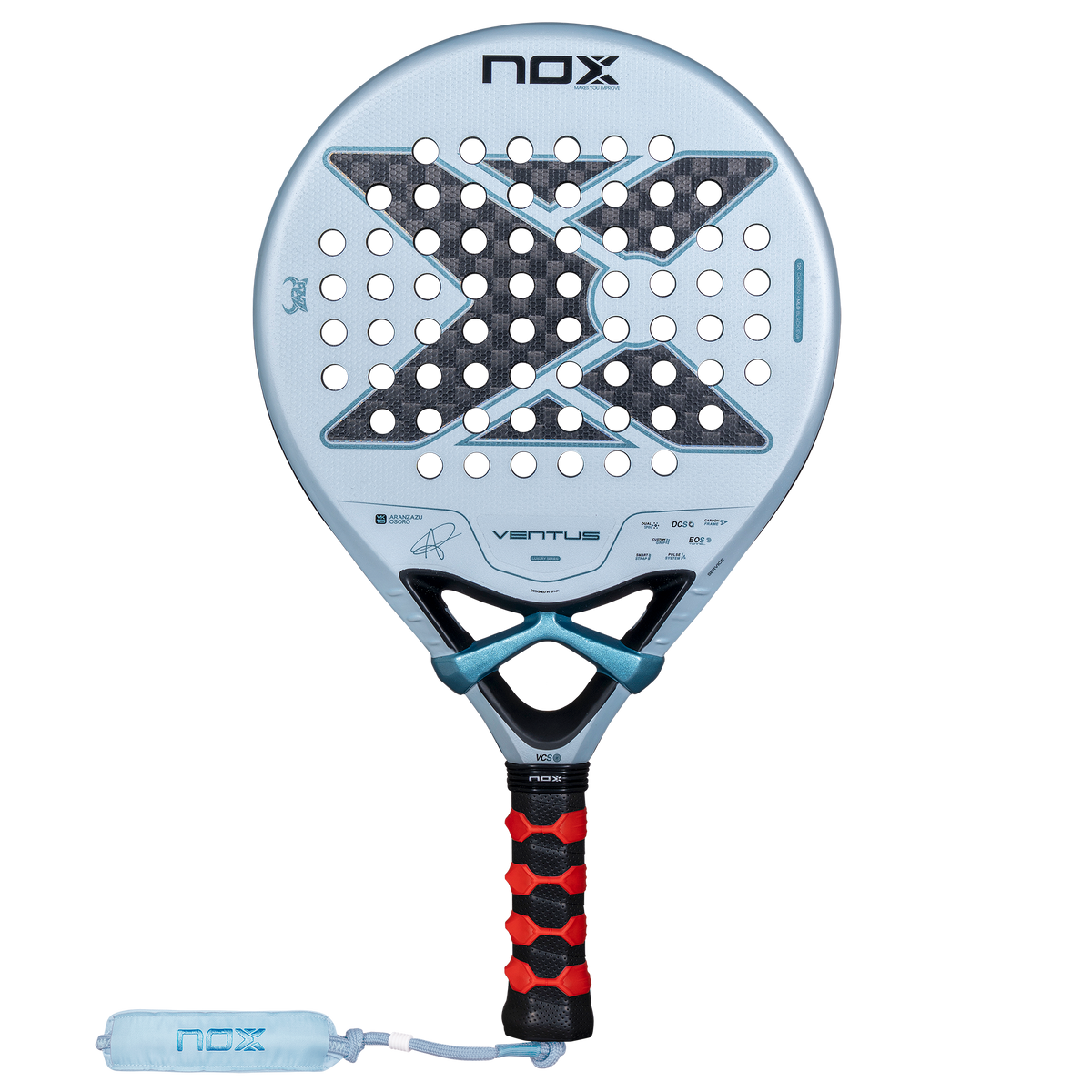 NOX Ventus Control 12K 2027 Padel Racket by Aranzazu Osoro - Front View