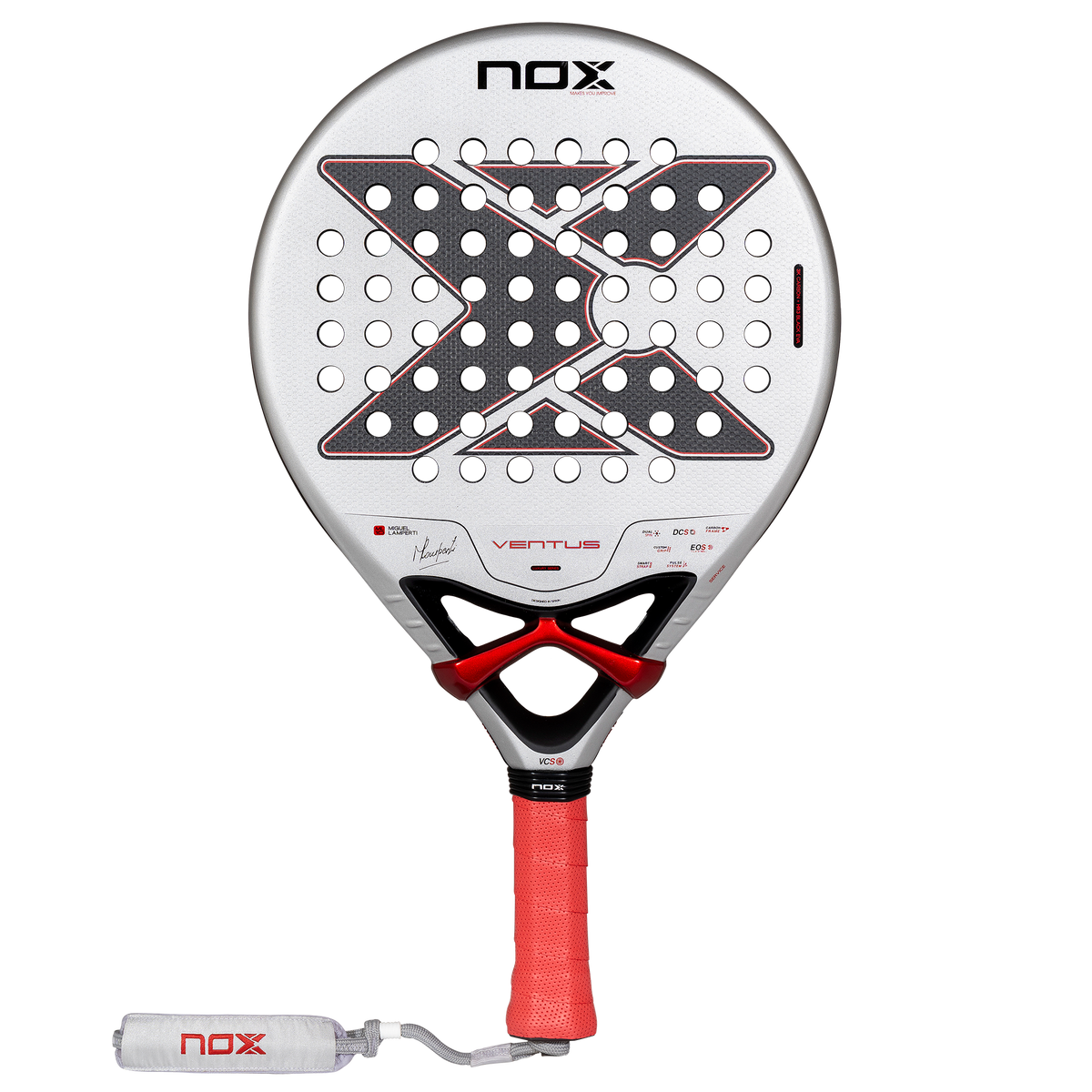 NOX Ventus Control 3K 2027 Padel Racket by Miguel Lamperti - Front View