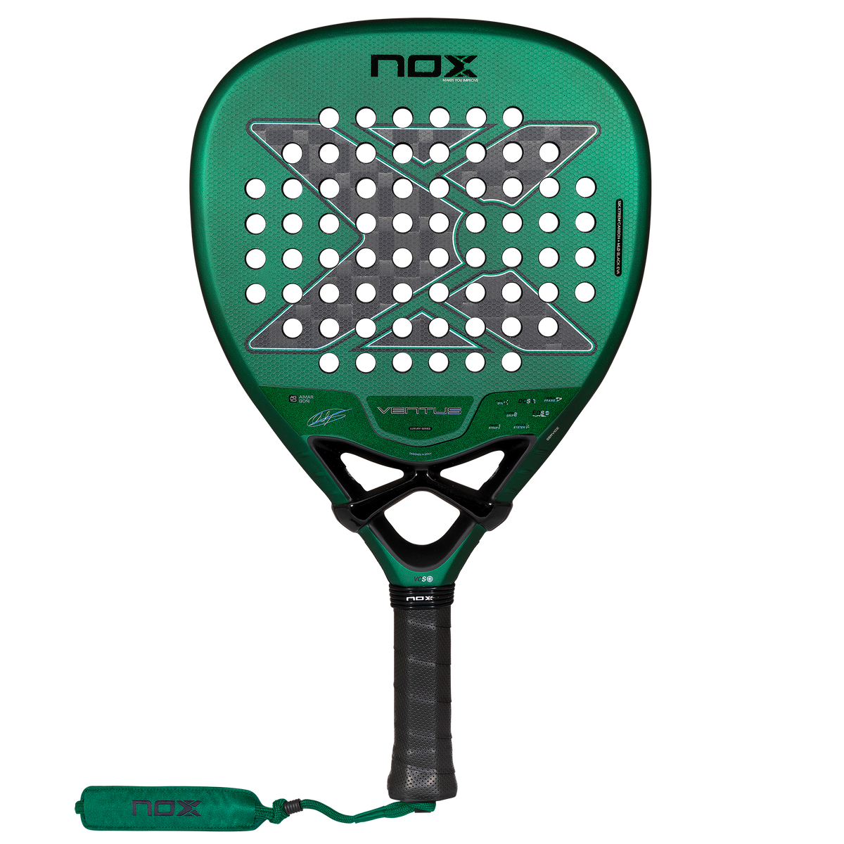 NOX Ventus Attack 12K Xtrem 2027 Padel Racket by Aimar Goñi - Front View