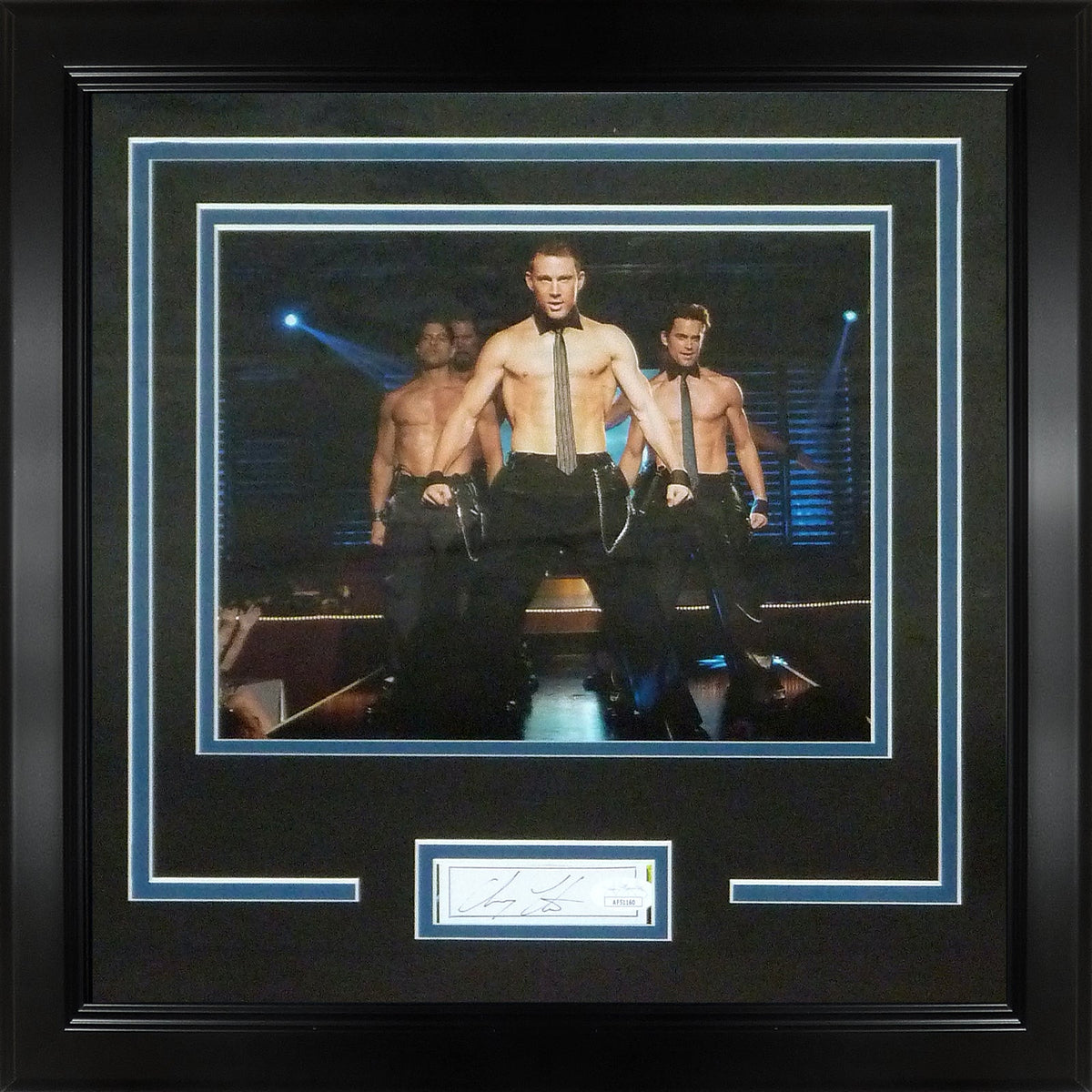 Channing Tatum Autographed Magic Mike Signature Series Frame - JSA