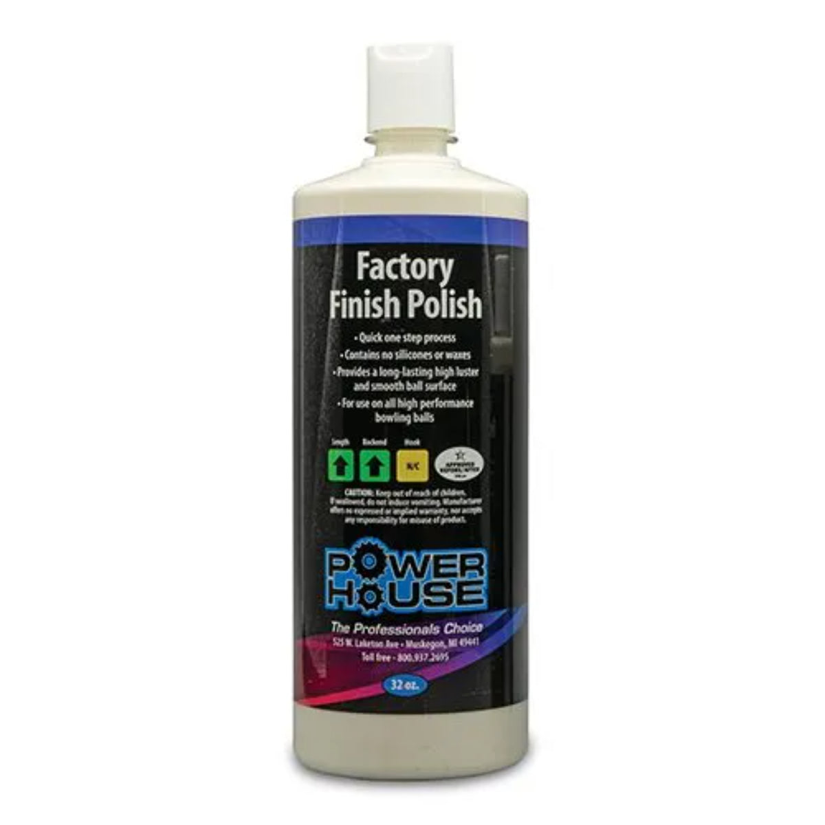 Powerhouse Factory Finish Bowling Ball Polish 32 OZ