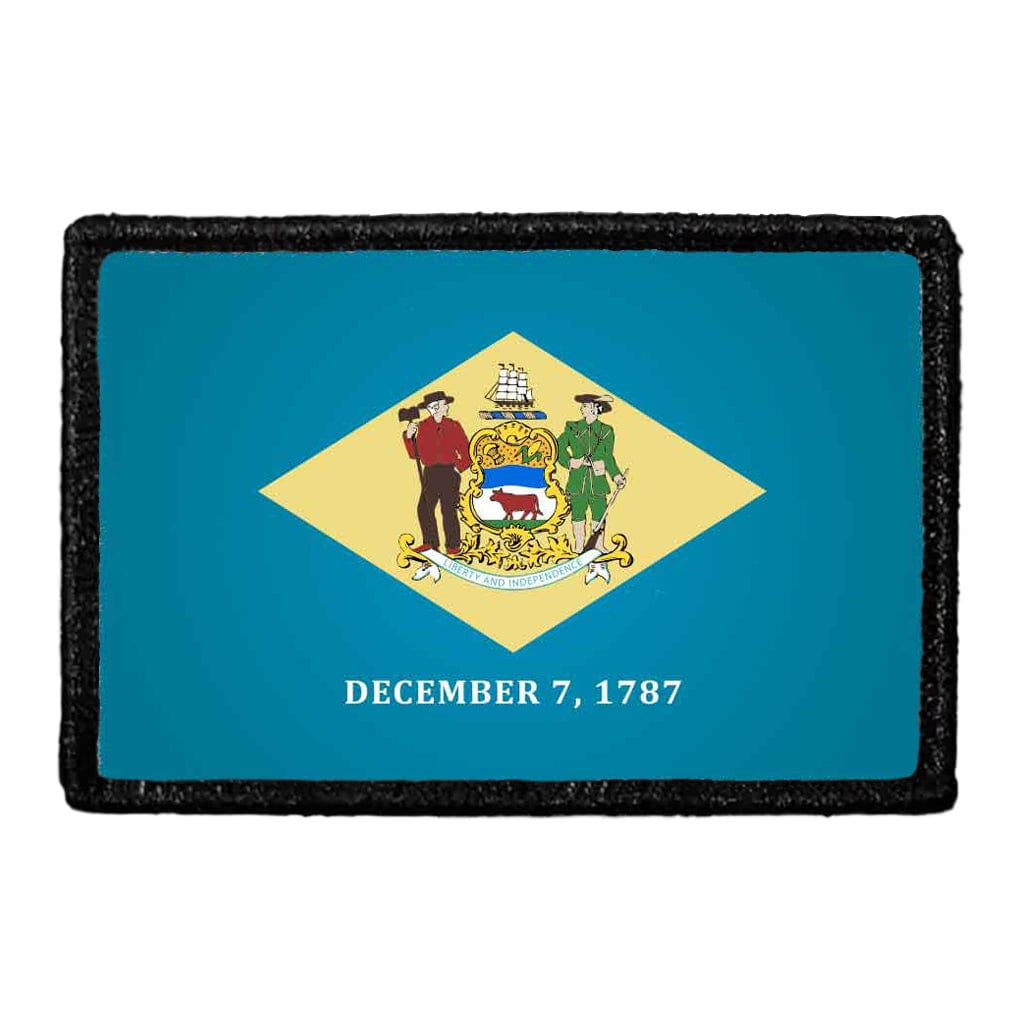 Delaware State Flag - Color - Removable Patch