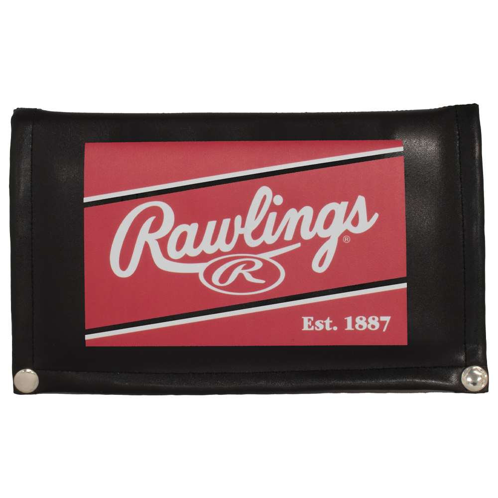 Rawlings Pro Pine Tar applicator with a durable black case and snap closure, designed to hold pine tar and provide better grip and control on baseball and softball bat handles. ⚾