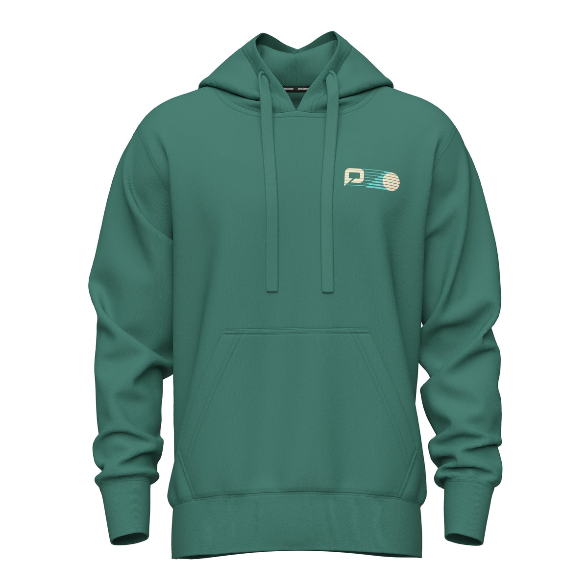 Pallap Unisex Vintage Leisure Hoodie in Green - view 1