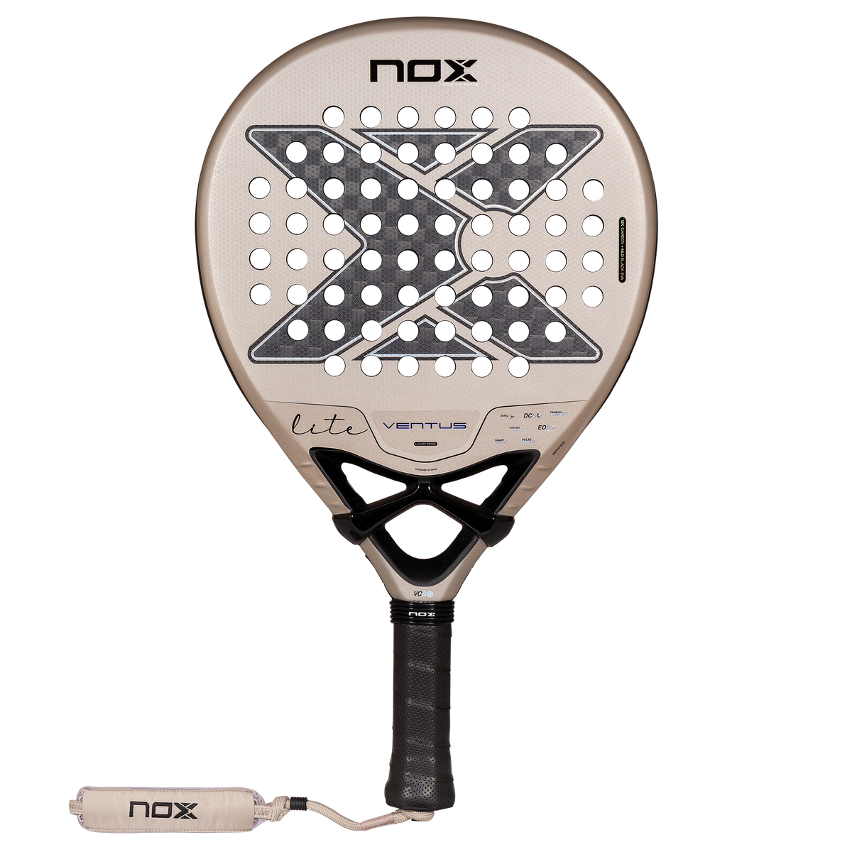 NOX Ventus Hybrid 12K Lite 2027 Padel Racket - Front View