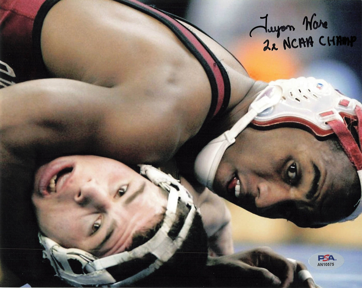 Teyon Ware signed 8x10 photo PSA/DNA Autographed