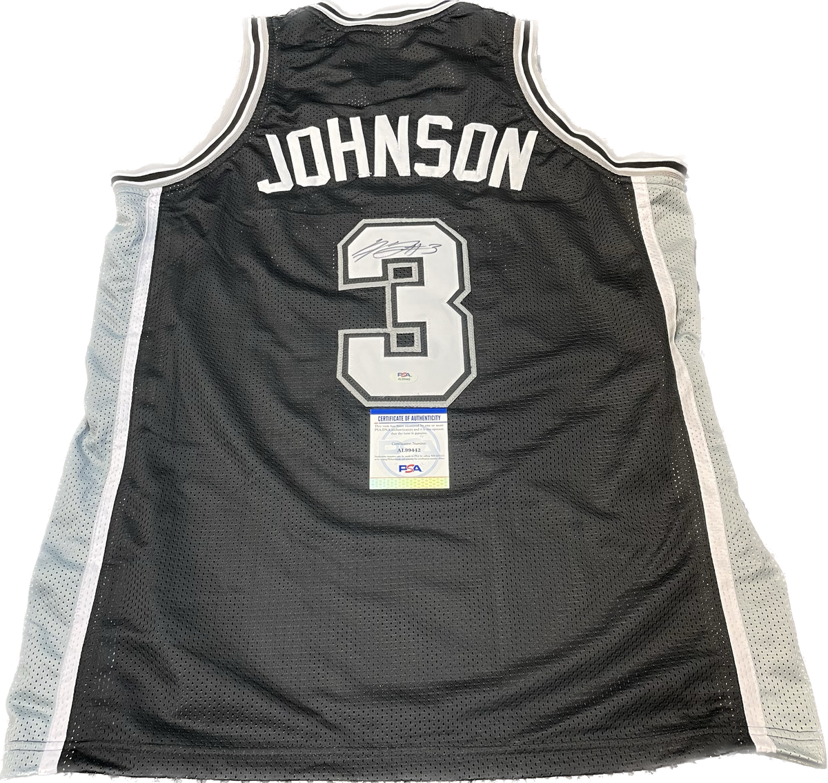 Keldon Johnson signed jersey PSA/DNA San Antonio Spurs Autographed