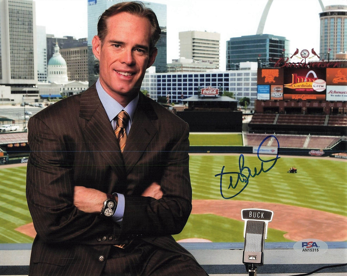 JOE BUCK signed 8x10 photo PSA/DNA Autographed Commentator Sports