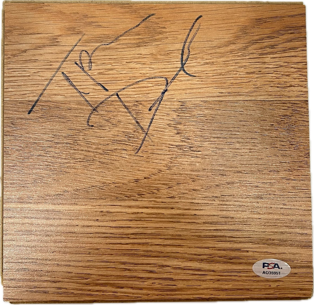 Trevon Duval Signed Floorboard PSA/DNA
