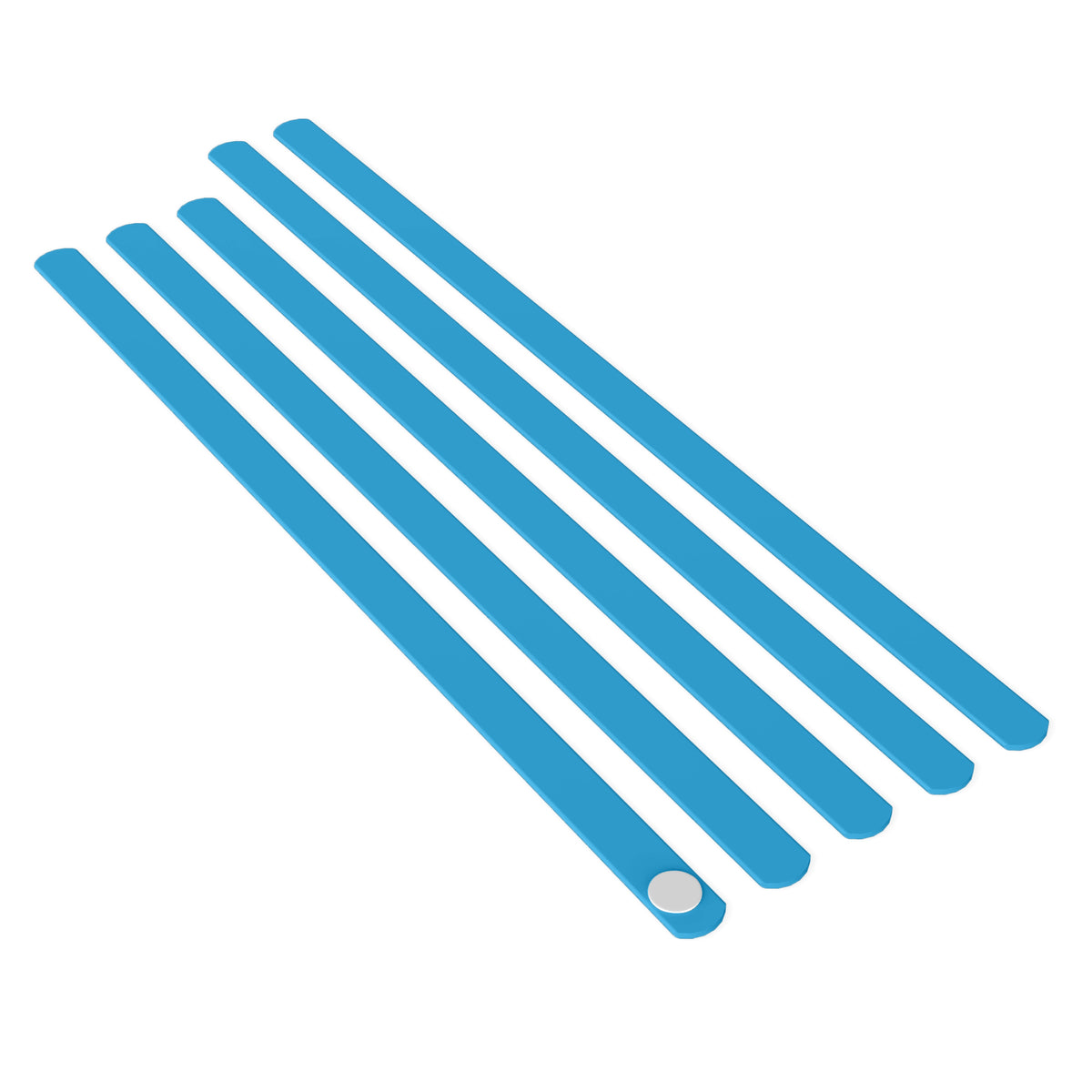 Powder blue wrestling headgear strap set — Great Call Athletics adjustable replacement straps for custom wrestling headgear.