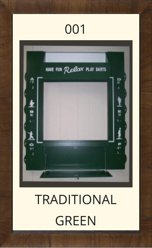 Pro Dart 001 Scorekeeper - Traditional Green