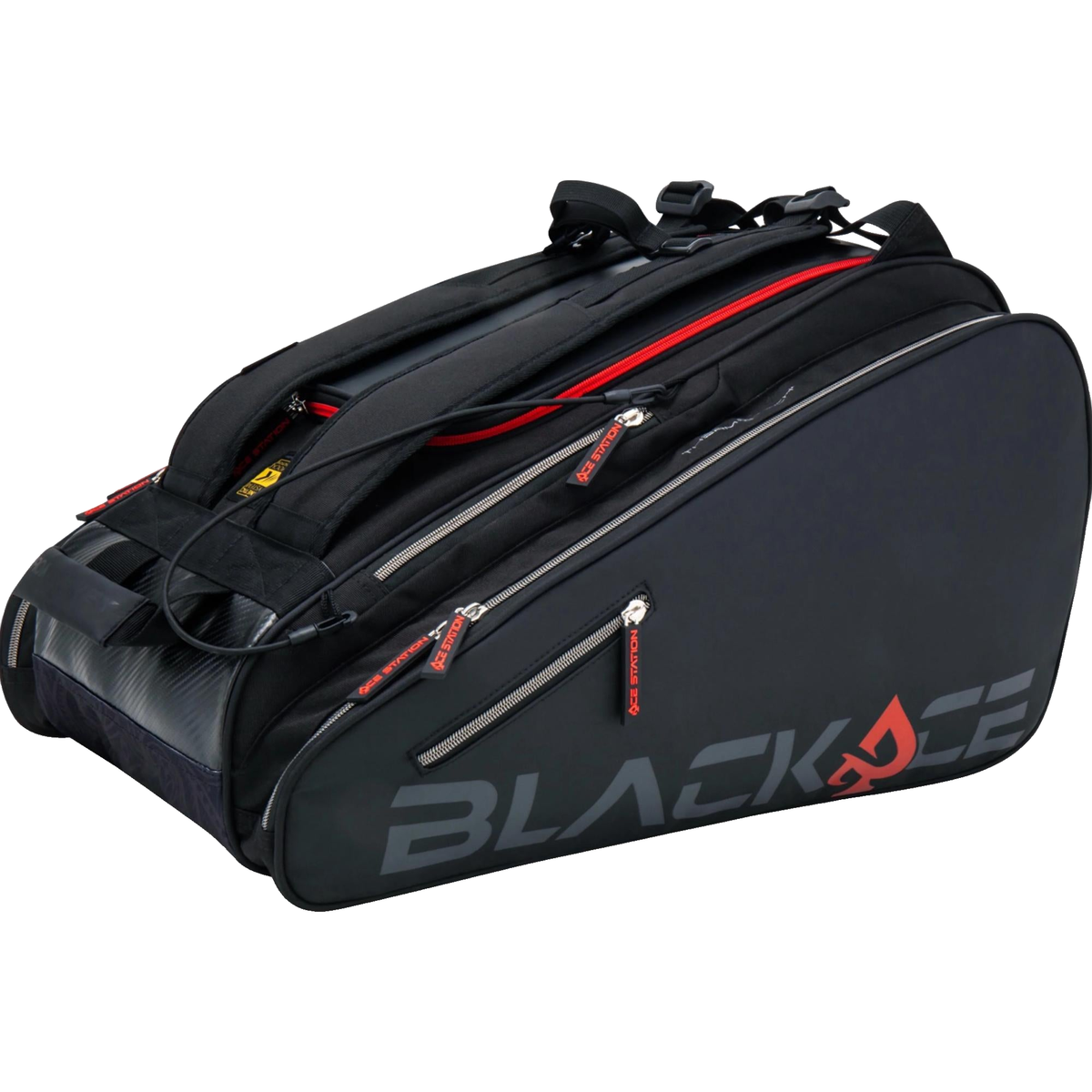 ProKennex Ace Tour Bag - Black/Red — product view