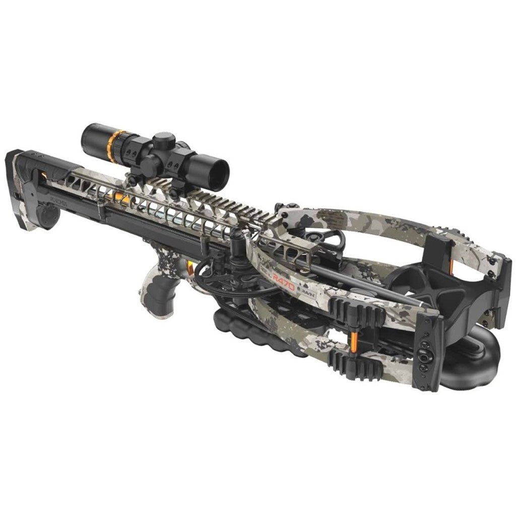 Ravin R470 Crossbow Package in King's XK7 Camo - Front View