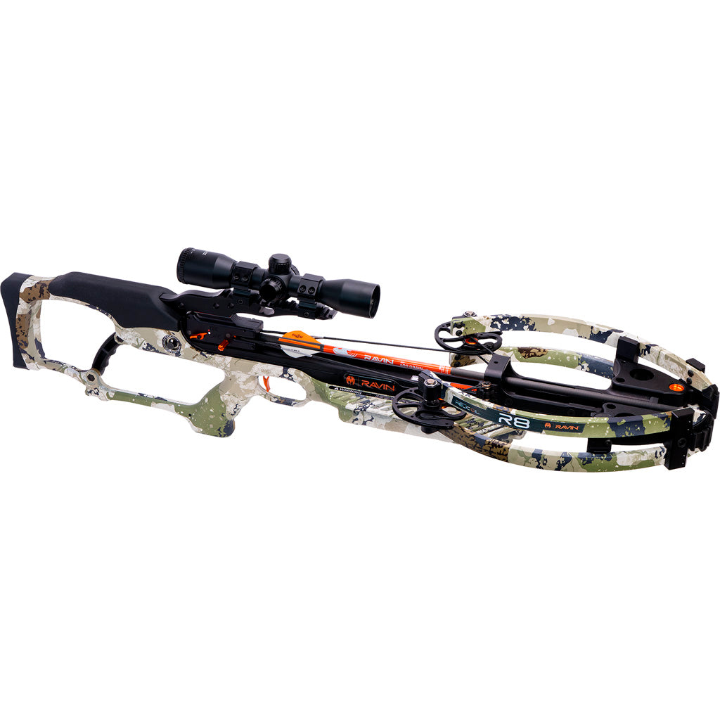 Ravin R8 Crossbow Package in King's XK7 Camo - Front View