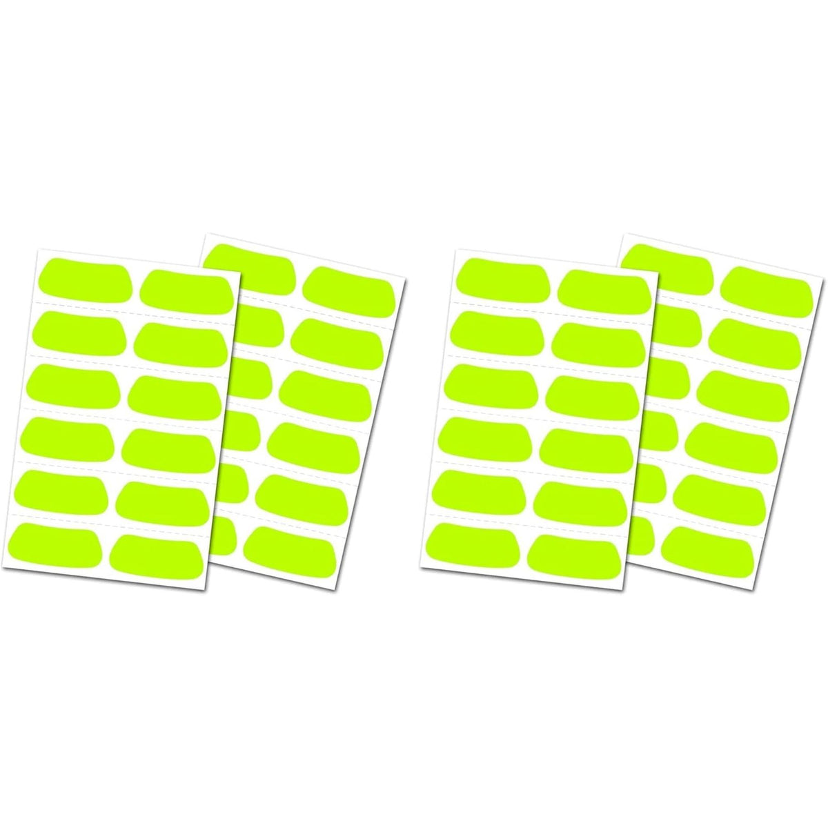 Rawlings black eye black stickers designed for baseball and softball players to reduce glare and improve visibility during games.