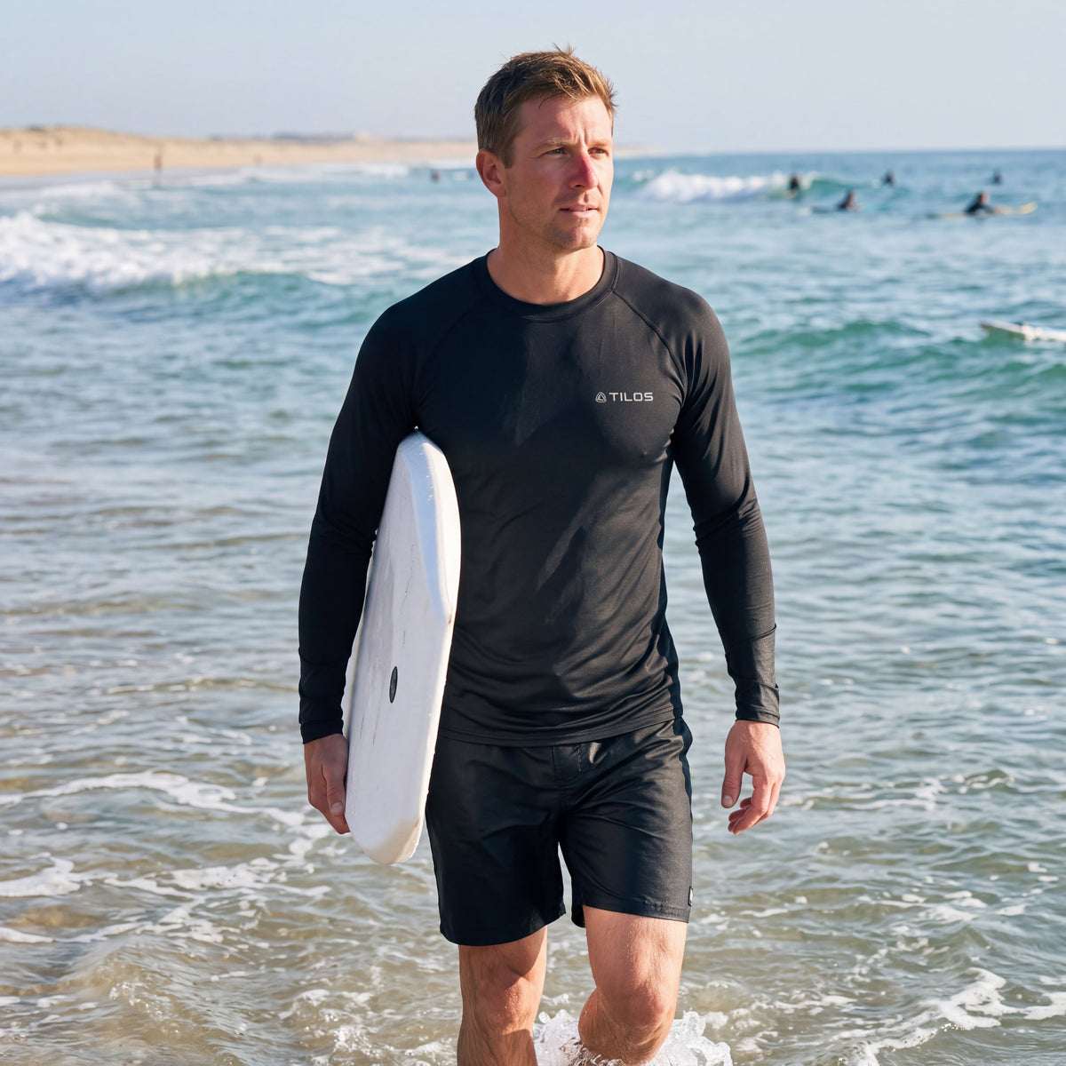 Tilos Men's 6oz Anti-UV Long Sleeve Loose Fit Rash Guard - View 15