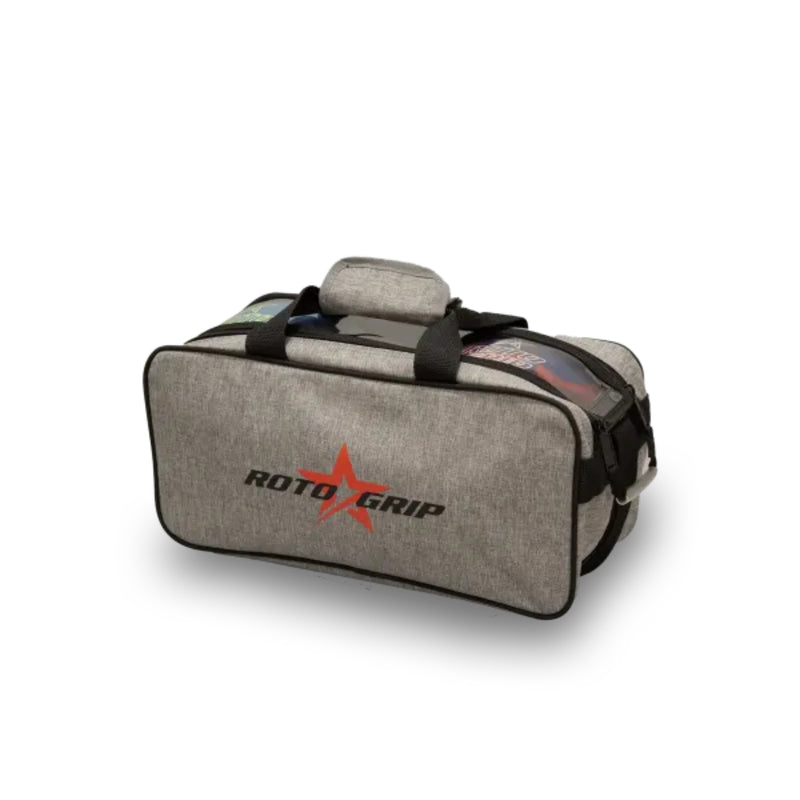 Roto Grip 2 Ball Achromatic Double Tote Bowling Bag