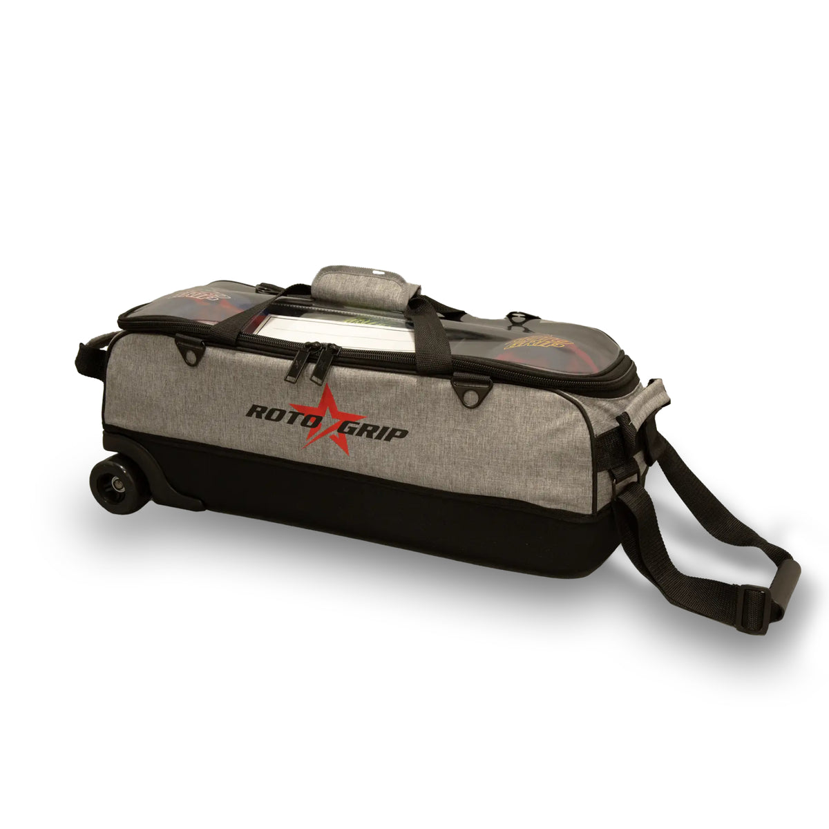 Roto Grip 3 Ball Achromatic Triple Travel Tote Bowling Bag