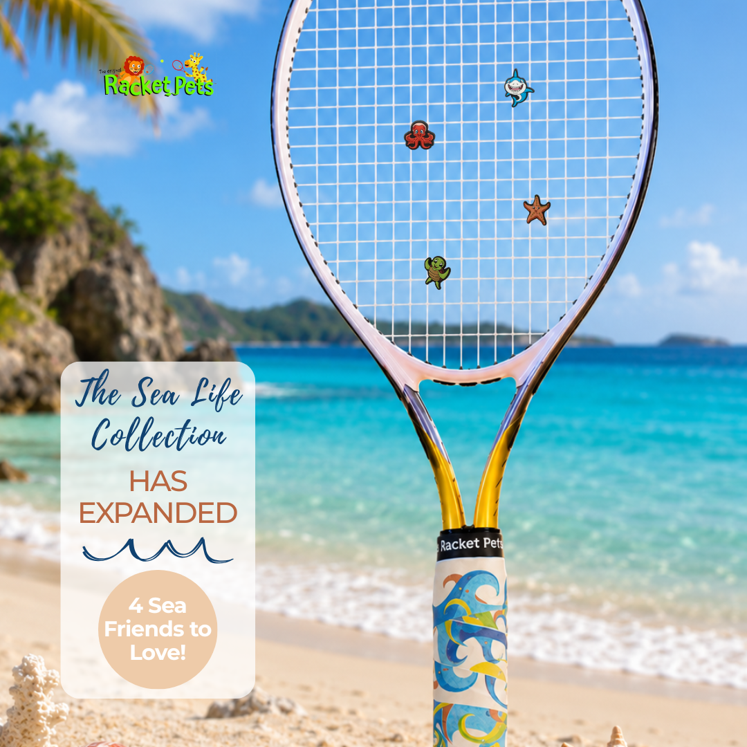 Racket Pets Tennis Overgrip and Dampener Set - Lifestyle View 1