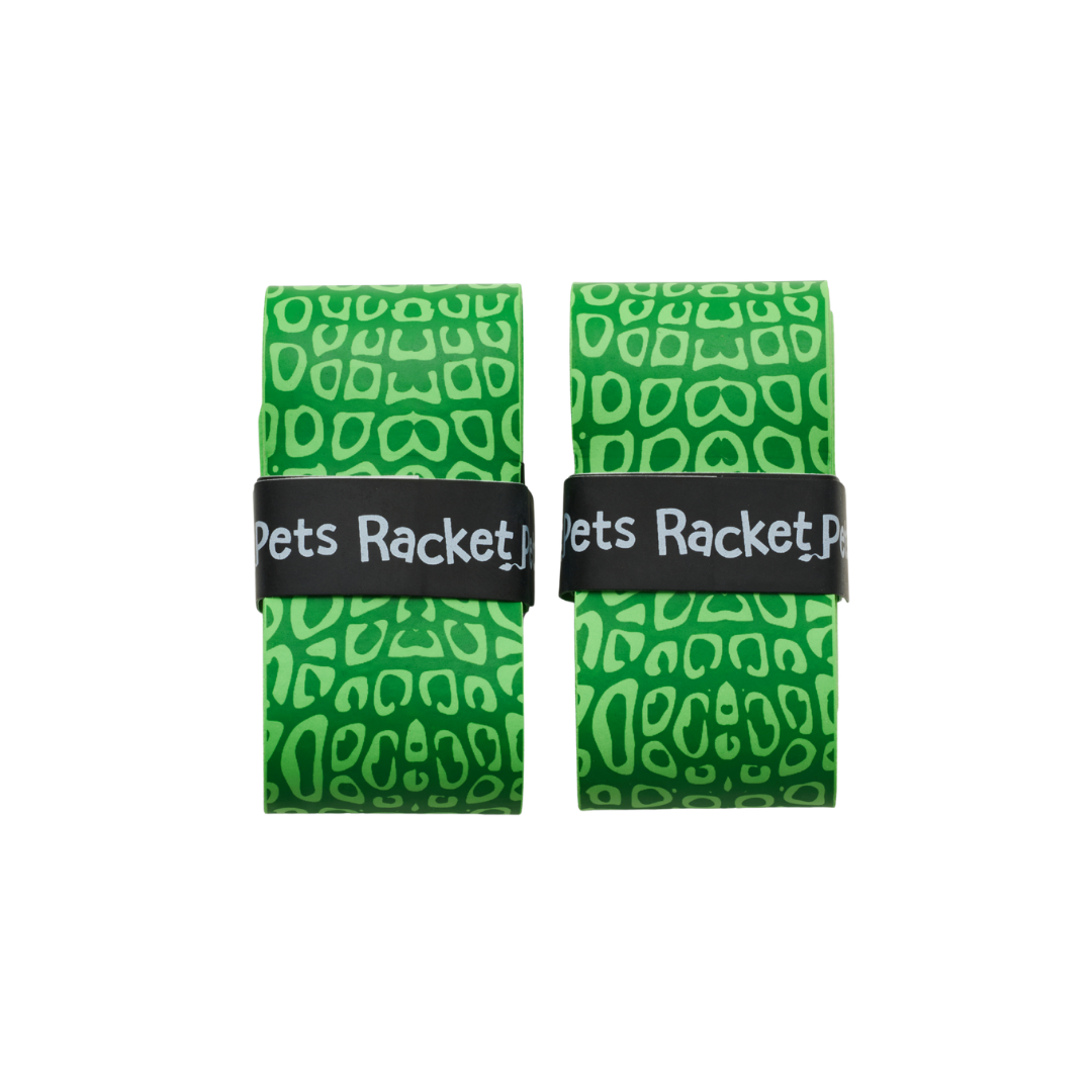 Racket Pets Tennis Overgrip 2 Pack, Animal Print in Alligator - Front View