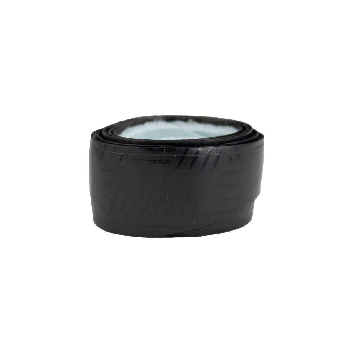 Black REVGRIP baseball bat grip tape roll with subtle embossed geometric pattern.