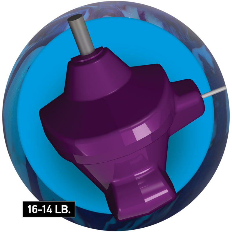 Radical Torpedo Pearl PRE-DRILLED Blue Bowling Ball
