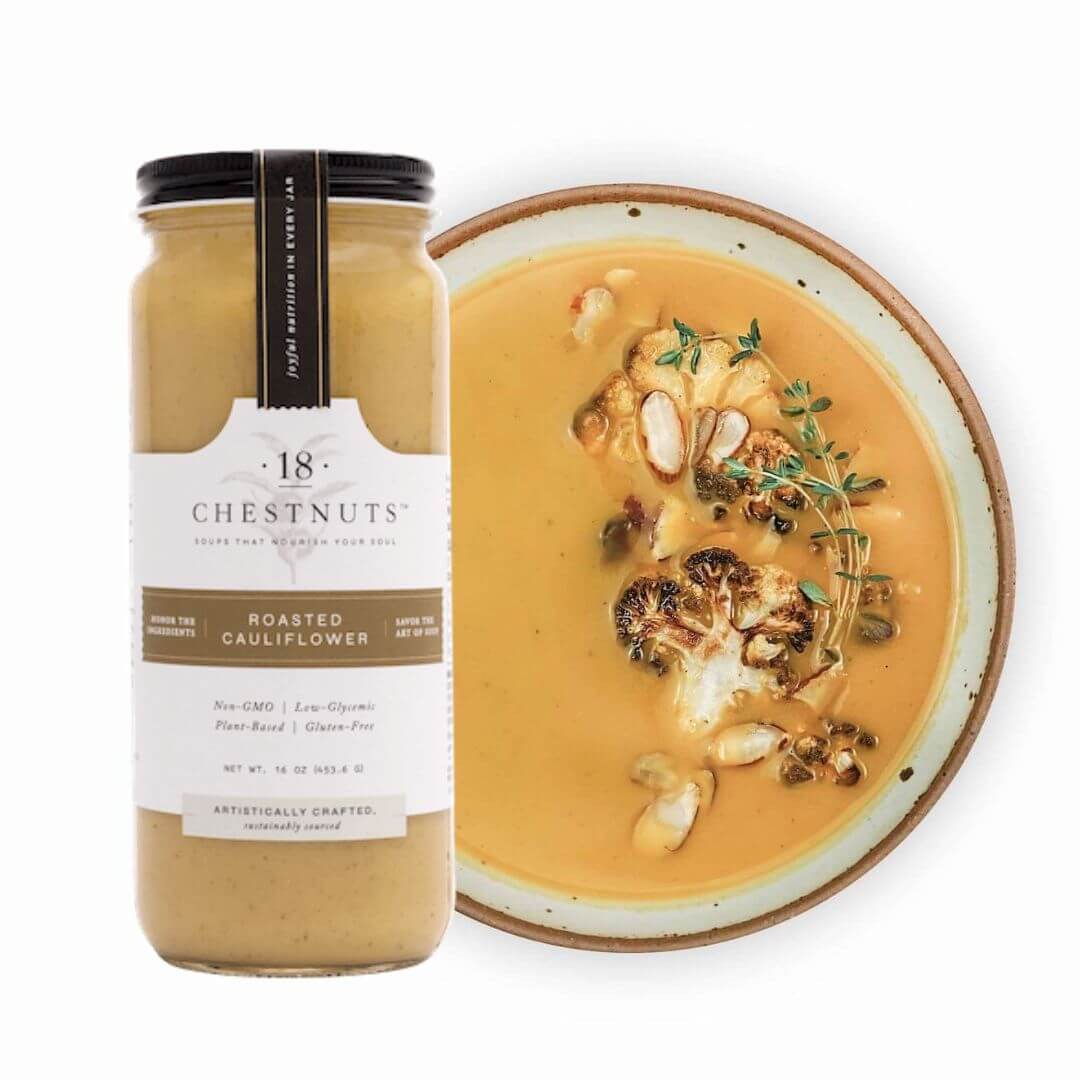 18 Chestnuts Roasted Cauliflower Soup, 16 fl oz (Case of 6)