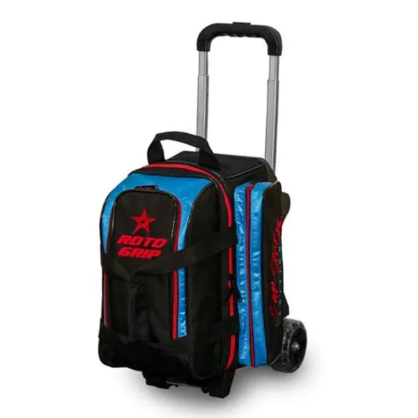 Roto Grip All Star Edition Competitor Black Red 2 Blue Ball Double Roller Bowling Bag