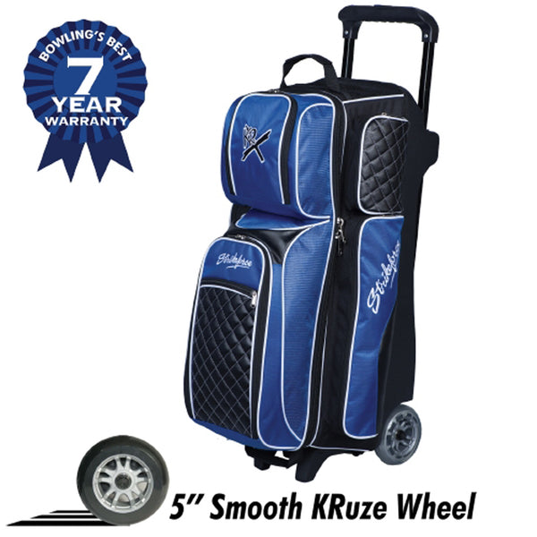 KR Strikeforce Royal Flush 3 Ball Triple Roller Bowling Bag